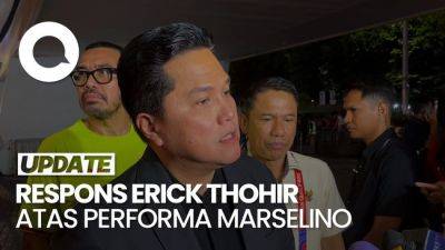 Video: Erick Thohir Sebut Marselino Salah Satu Pemain Terbaik yang Indonesia Miliki