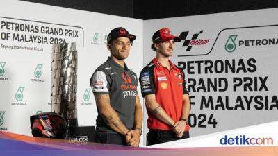 Marc Marquez - Francesco Bagnaia - Jorge Martín - Klasemen MotoGP 2024 Usai Sprint Race di Sepang: Martin Jauhi Bagnaia! - sport.detik.com - Malaysia