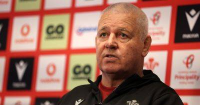 Christ Tshiunza - Warren Gatland - Wales team announcement LIVE as Warren Gatland holds press conference - walesonline.co.uk - Australia - South Africa