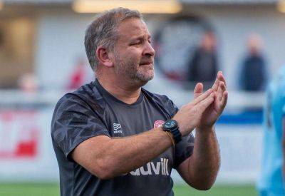 Chatham Town manager-chairman Kevin Hake proud of team’s display in penalty shoot-out defeat at National League South side Slough Town