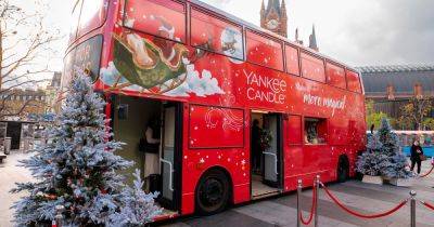 Yankee Candle Christmas bus to stop off in Manchester for three days - with free gift bags and a 'magical' experience