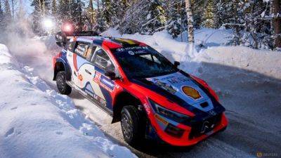 Rallying-Neuville makes steady start to title weekend in Japan