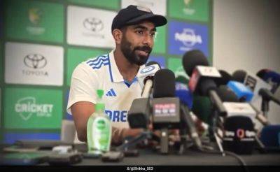 "Not Looking At It One Game...": Jasprit Bumrah Makes Captaincy Intentions Clear Ahead Of Perth Test