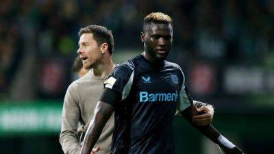 Leverkusen striker Boniface ruled out with thigh injury