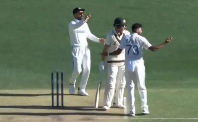 Alex Carey - Mitchell Starc - Virat Kohli - Josh Hazlewood - Marnus Labuschagne - Mohammed Siraj - Watch: Virat Kohli's Epic Act After Mohammed Siraj Gets Into Heated Exchange With Australia Star - sports.ndtv.com - Australia - India