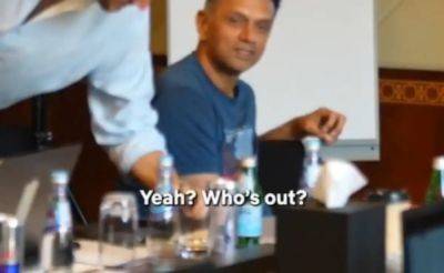 "Who's Out?" Rahul Dravid Can't Keep Calm, Halts RR's IPL Auction Meet For India vs Australia Test