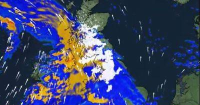 Exact time snow will hit where you are as Storm Bert causes disruption the UK