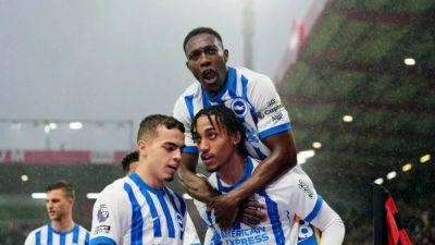 Pedro and Mitoma on target as 10-man Brighton win at Bournemouth