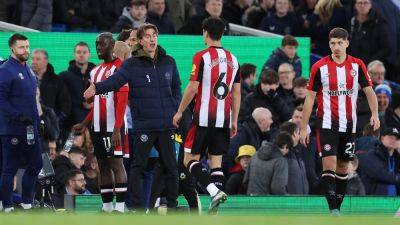 Thomas Frank - Christian Norgaard - Ollie Watkins - Ross Barkley - Premier League wrap: Frank fumes over red, Wolves move out of drop zone - rte.ie - Denmark - Jordan