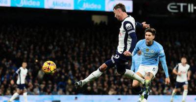 Brennan Johnson - James Maddison - Pep Guardiola - Tottenham Hotspur - Pedro Porro - Etihad Stadium - Tottenham add to Manchester City’s woes in thumping win - breakingnews.ie - Spain