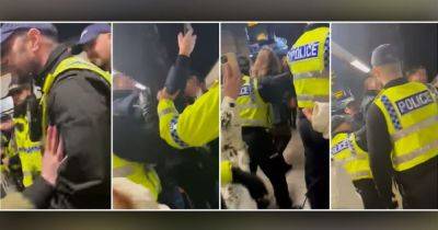 Parents of teenagers escorted onto trains out of Manchester city centre amid dispersal order hit out at GMP - as kids from traveller communities caught in crowds