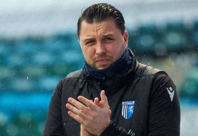 Mark Bonner - Luke Cawdell - Josh Andrews - Tim Dieng - Medway Sport - Gillingham 1 Harrogate Town 2: Reaction from manager Mark Bonner after home League 2 defeat at Priestfield Stadium - kentonline.co.uk