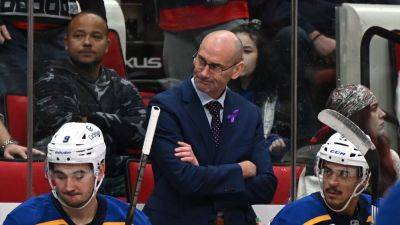 Craig Berube - Jim Montgomery - Blues fire Drew Bannister, hire Jim Montgomery as coach - ESPN - espn.com - county Dallas - county Jack - county St. Louis
