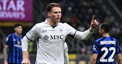 Scott McTominay is Serie A's 'best' midfielder as Napoli star lands 'elegant' tag from Lazio legend