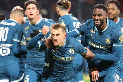 Neal Maupay - Pierre Emile Hojbjerg - Geronimo Rulli - Roberto De-Zerbi - Marseille - Marseille down Lens to stay in touch with Ligue 1 leaders, Lyon draw - guardian.ng - Italy - Monaco