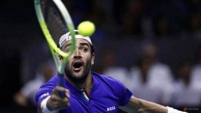 Berrettini gives Italy 1-0 lead over the Netherlands in Davis Cup final