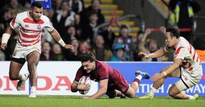 England end losing run with nine-try thrashing of Eddie Jones’ Japan