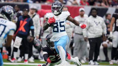 Ashley Landis - Calvin Ridley - Will Levis - Tony Pollard - Titans stun Texans as battered Will Levis hangs in to help Tennessee win - foxnews.com - state Tennessee
