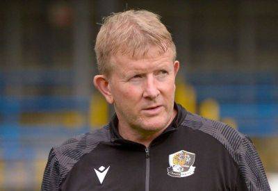 Dartford manager Ady Pennock reacts to 2-0 Isthmian Premier home win over Lewes
