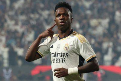 Real Madrid star Vinicius out of Liverpool clash with hamstring injury