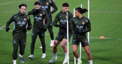Ruben Dias - Kevin De-Bruyne - Oscar Bobb - Jeremy Doku - Man City injury crisis takes another twist as pair return to training but key man missing - manchestereveningnews.co.uk