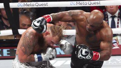 Jake Paul - Mike Tyson - Oscar De-La-Hoya - Tyson-Paul promoter responds to rigging rumors - channelnewsasia.com - state Texas - county Arlington