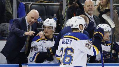 Jim Montgomery wins first game as St. Louis Blues' coach - ESPN