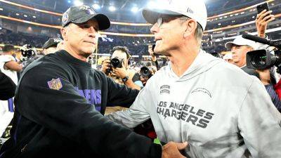 Mark Andrews - Ravens hold off late LA charge in Harbaugh Bowl - rte.ie - Usa - Los Angeles - county Andrews