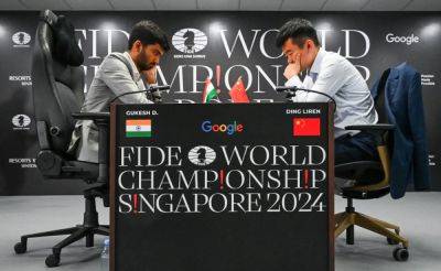 Ding Liren - D Gukesh Draws With Ding Liren In Second Game Of World Chess Championship - sports.ndtv.com - Russia - Italy - China - India