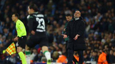 City's Guardiola refuses to criticise players despite latest woeful display