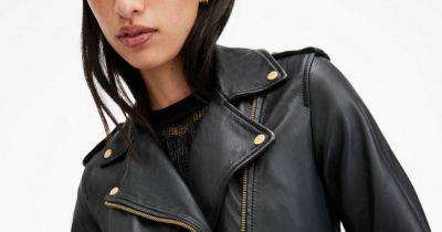 'I've been eyeing AllSaints' £340 'buttery soft' real leather jacket for months - now it's on sale'