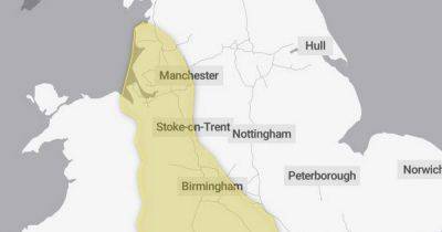 Yellow fog warning in place over Greater Manchester