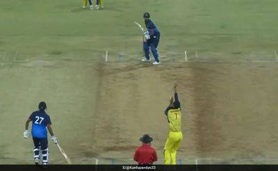 Watch: Hardik Pandya Takes New CSK Recruit To Cleaners, Hits 6, 6, 6, 4