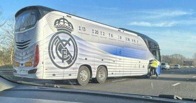 Real Madrid team bus CRASHES on way home from Liverpool Champions League defeat