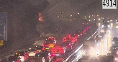 M4 stretch reopens after vehicle fire sparked delays