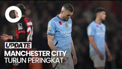 Video: Ekspresi Murung Manchester City Seusai Dibungkam Bournemouth
