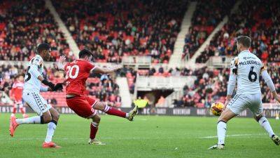Championship - Finn Azaz - Tommy Conway - Finn Azaz on target as free-scoring Middlesbrough march on - rte.ie - Ireland - county Tyler