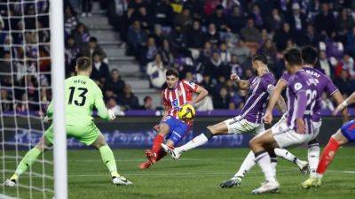 Atletico thrash Valladolid 5-0 to provisionally move to second in LaLiga