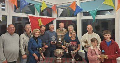 Prizewinners collect their trophies at Annandale Sailing Club's prizegiving - dailyrecord.co.uk - county Murray - county Wilson