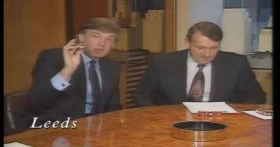 Donald Trump played a part in Manchester United history before becoming US president
