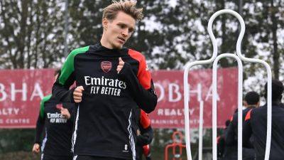 Paris St Germain - Mikel Arteta - Martin Odegaard - London Colney - Milan V (V) - Inter Milan - Martin Odegaard returns to give Arsenal welcome boost - rte.ie - Italy - Norway