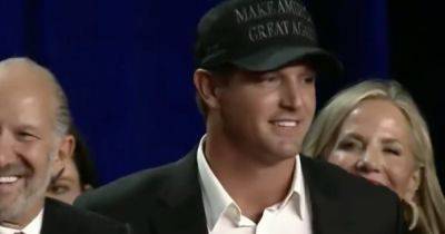 Bryson Dechambeau - Donald Trump - Kamala Harris - Can I (I) - Donald Trump teases Bryson Dechambeau as golf superstar misses tee time at Presidential Election party - dailyrecord.co.uk - Scotland - Usa - county White - county Centre - county Palm Beach