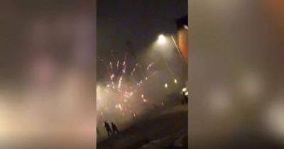 Residents left 'traumatised' as footage shows fireworks being 'used as weapons' and launched in street - manchestereveningnews.co.uk