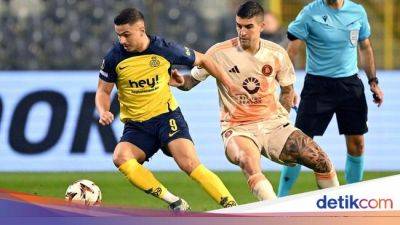 Gianluca Mancini - As Roma - Liga Europa - Europa Di-Liga - Union Saint-Gilloise Vs Roma Tuntas 1-1 - sport.detik.com