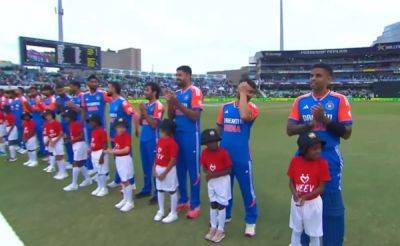 Watch: India's National Anthem Stops Midway Before 1st T20I vs South Africa. Reason Is...