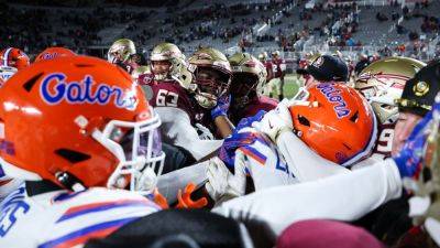 Billy Napier - Mike Norvell - Billy Napier calls Florida's flag-planting on FSU logo 'embarrassing' - ESPN - espn.com
