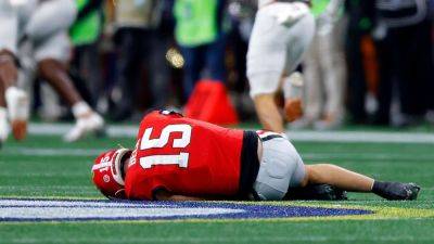 Kirby Smart - Georgia QB Carson Beck has elbow injury, but no timeline set - ESPN - espn.com - Georgia - state Indiana - state Texas - state Alabama - county Carson