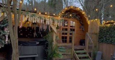 Picturesque log cabin retreat with hot tub is perfect UK staycation this winter - manchestereveningnews.co.uk - Britain