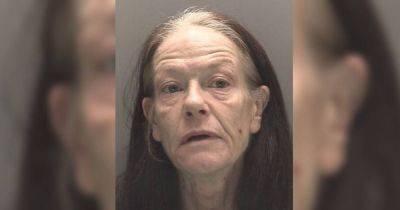 Drug dealing nan threw table at her ex's head and told police 'I should have killed him'