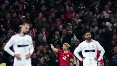 Mika Biereth - Haraldsson's late goal seals 3-2 win for Lille over Sturm Graz - channelnewsasia.com - France - Iceland